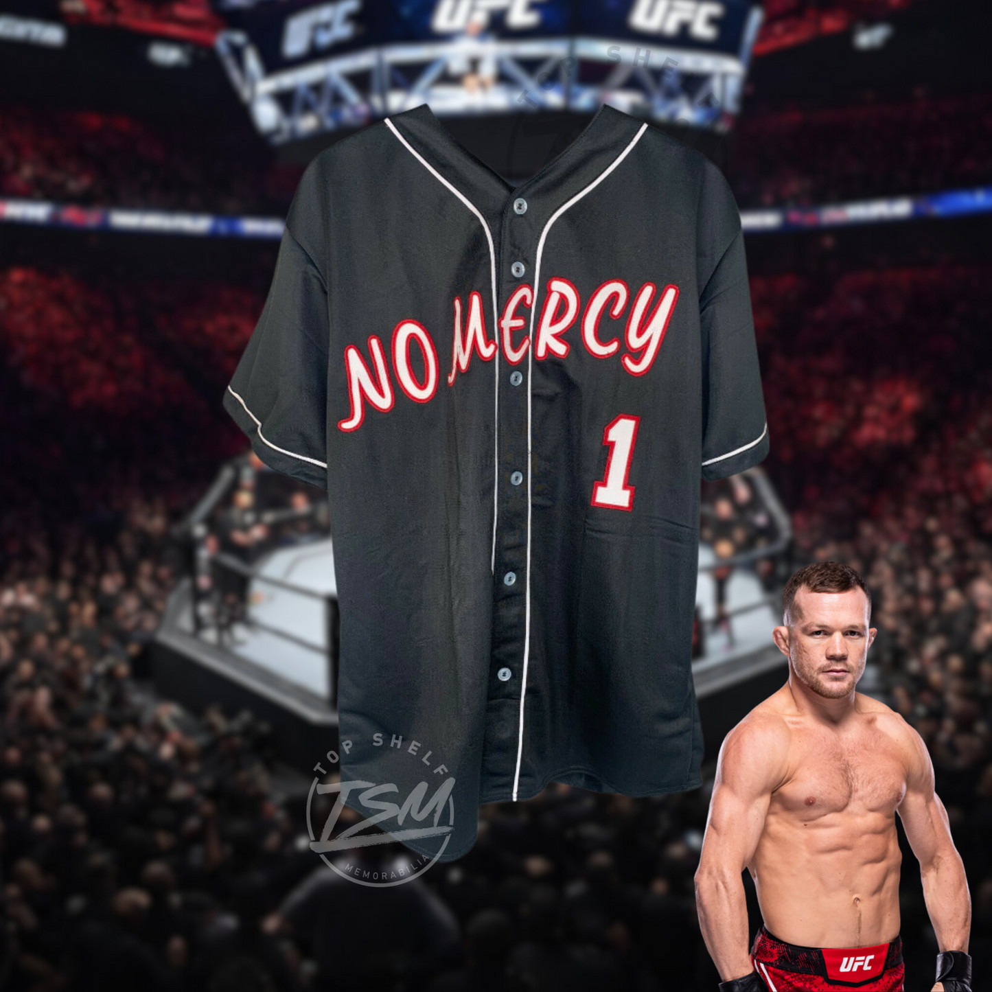 UFC Signed Petr Yan Baseball Jersey