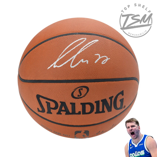 Luca Doncic Autographed Basketball