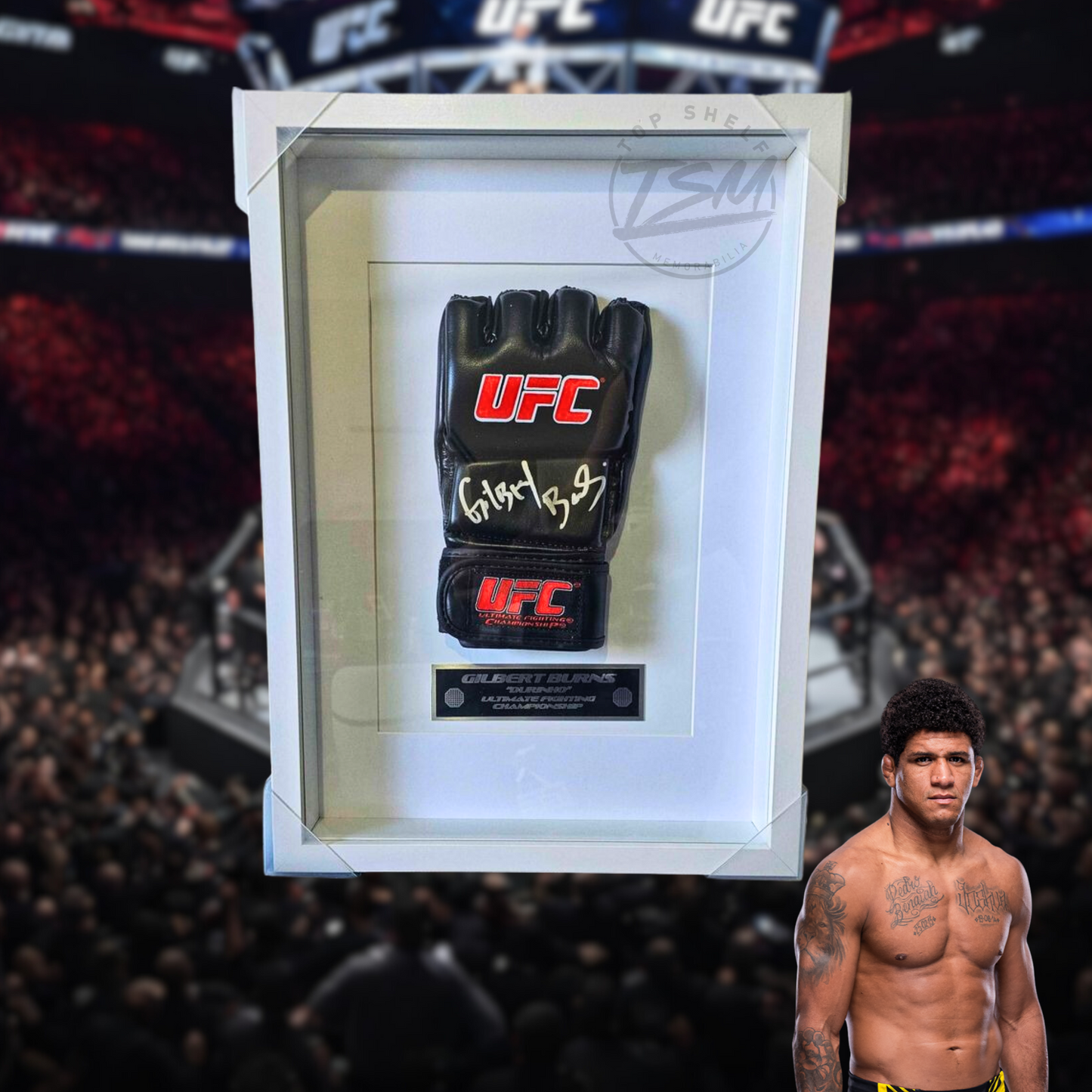 UFC Signed Glove - Gilbert "Durinho" Burns