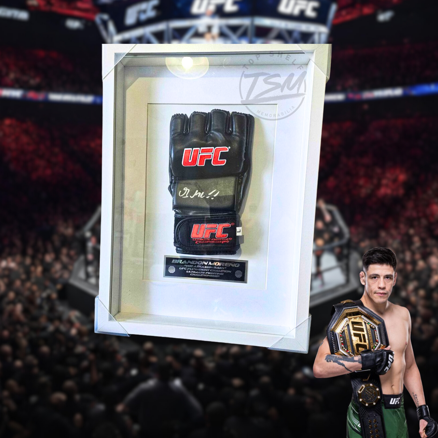 UFC Signed Glove - Brandon "The Assasin Baby" Moreno