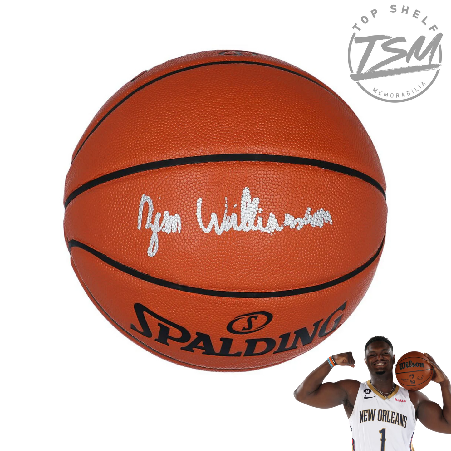 Zion Williamson Autographed Basketball