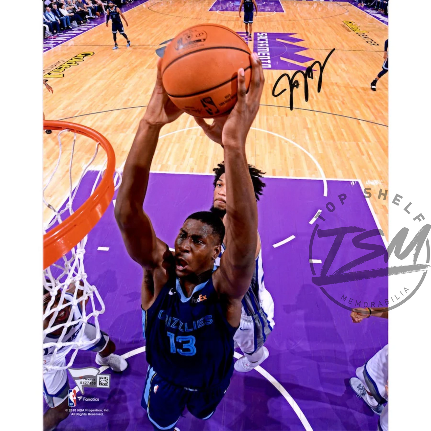 Jaren Jackson Jr. Autographed Photograph